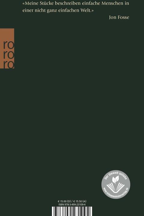 Immagine prodotto Traum im Herbst (Tedesco, Jon Fosse, Hinrich Schmidt-Henkel, 2001)