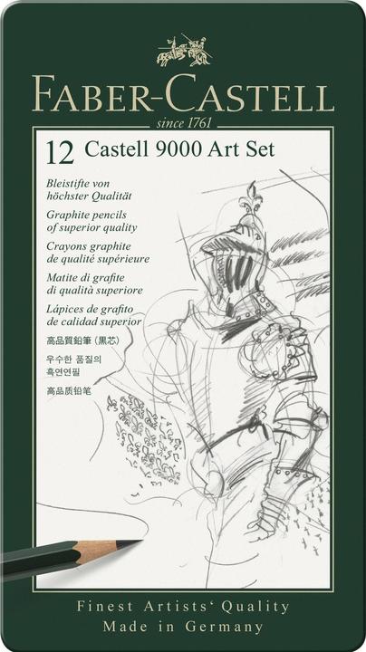 Produktbild Faber-Castell Castell 9000 (2H, 12 x)