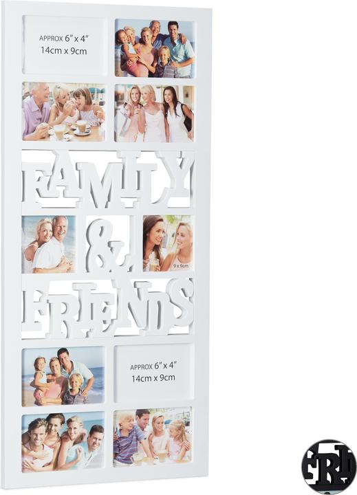 Actual product image Relaxdays Multi Photo Frame 10 Photographs (9 x 14 cm)