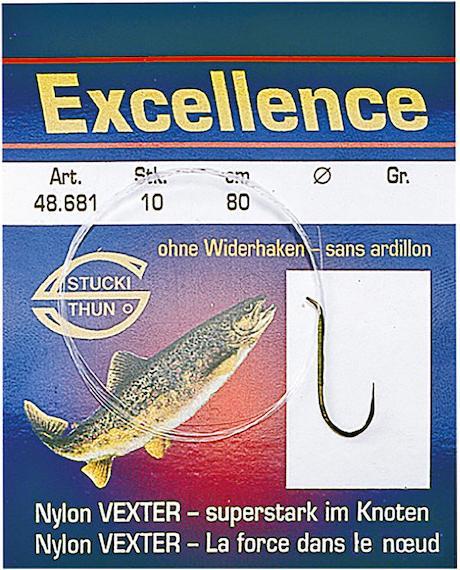 Stucki Thun Excellence geleimte Haken ohne Widerhaken