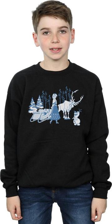 Image du produit Disney - Sweat FROZEN ANNA SVEN AND OLAF - Garçon (152, 158)