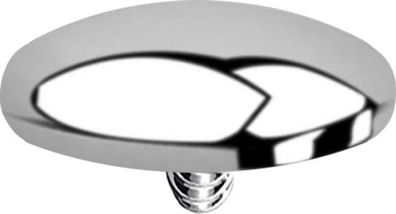 Produktbild Star Piercing Dermal Anchor Kuppel silber (Titan G23, ohne Messing)