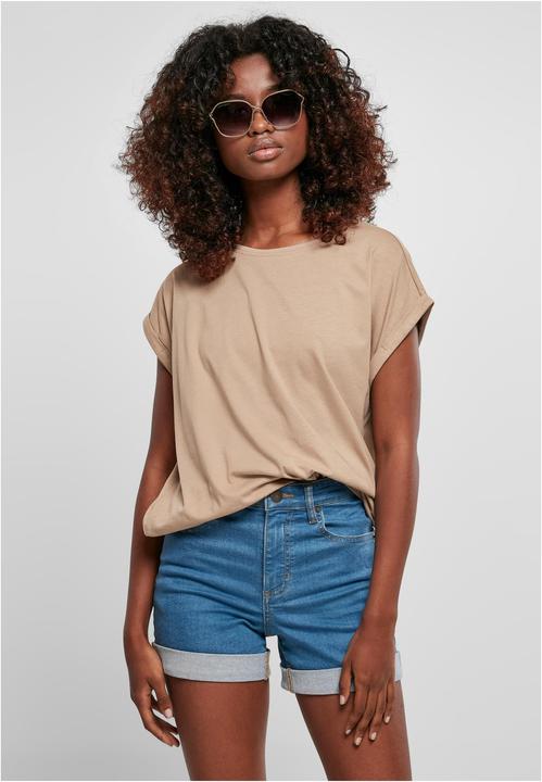 Actual product image Urban Classics Ladies Extended Shoulder Tee (XS)