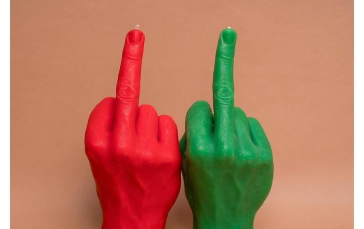Actual product image Candle Hand F*ck you (1 pcs.)