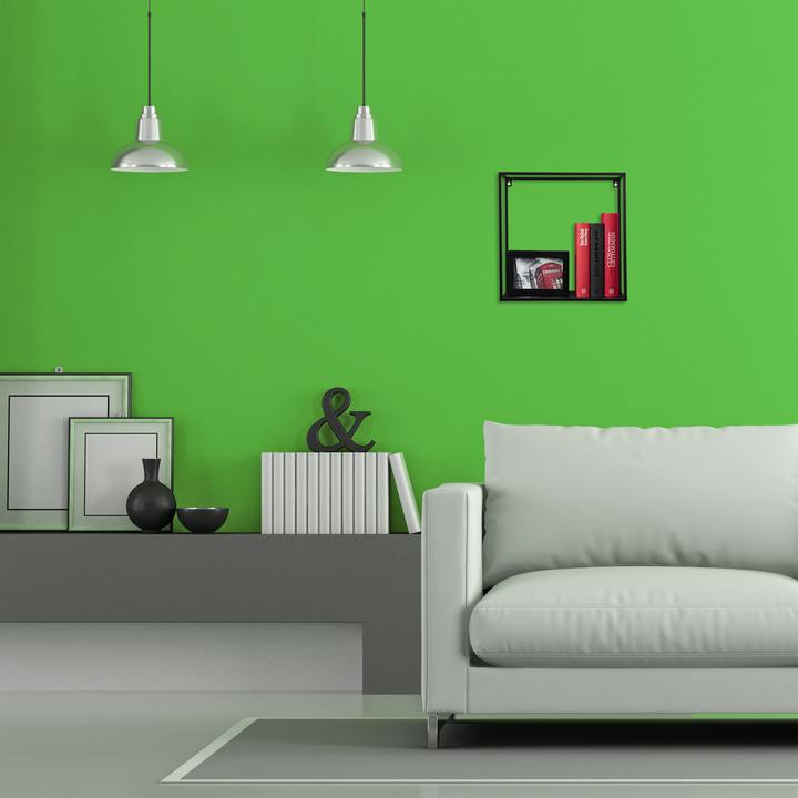 Image du produit Relaxdays Étagère murale cube, en métal (35 x 25 x 35 cm)