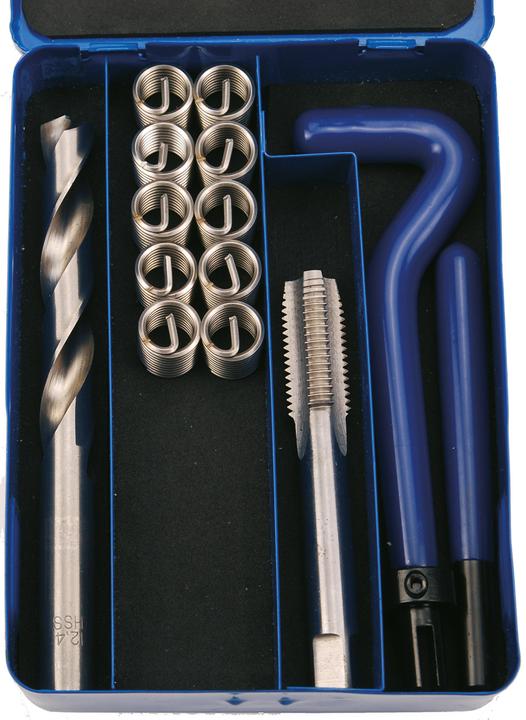 Immagine prodotto BGS Kit di riparazione per filetti M10 x 1,0 mm 14 pz.