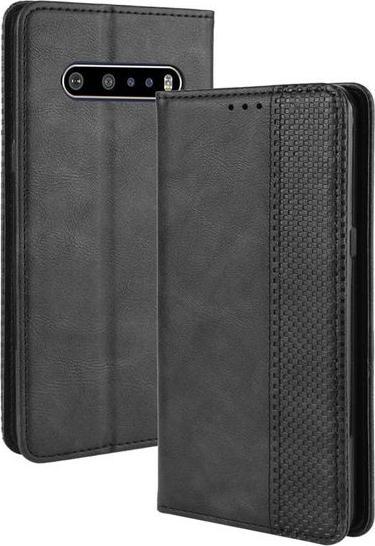 Actual product image MU Classic Retro Leather Bookcover Series (LG V60 ThinQ 5G)