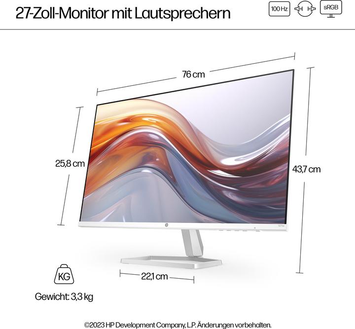 Image du produit HP Series 5 527 (1920 x 1080 pixels, 27")