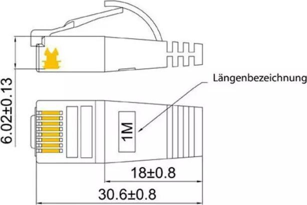 Productafbeelding Wirewin Netwerkkabel (STP, CAT6, 25 m)