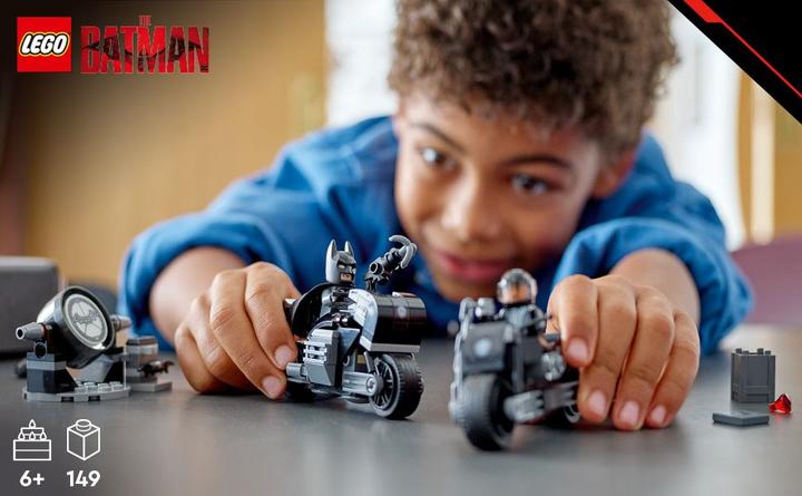 Produktbild LEGO Batman und Selina Kyle: Verfolgungsjagd auf dem Motorrad (76179, LEGO DC)