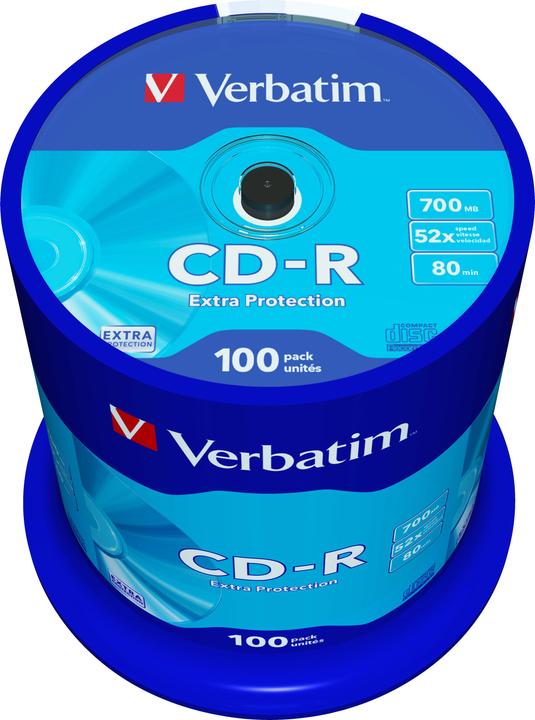 Actual product image Verbatim CD-R 52x, 700MB, 100 spindle (100 x)