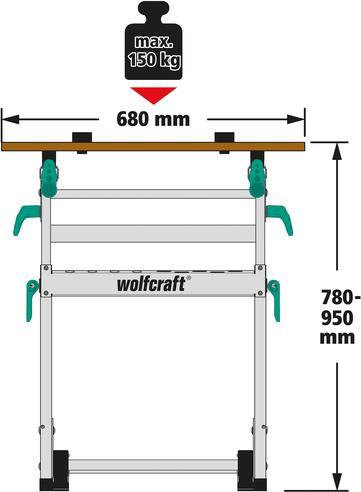 Produktbild wolfcraft Master 701 (52.50 cm, 68 cm)