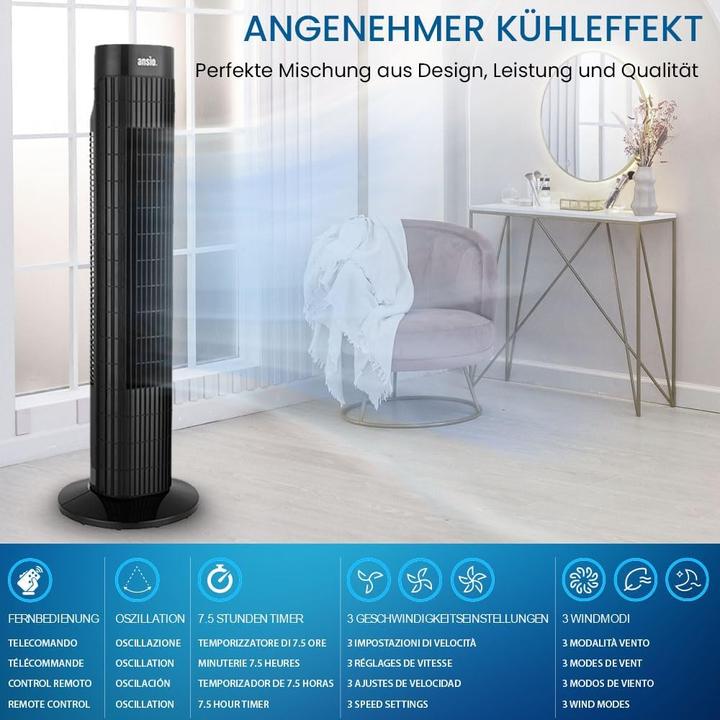 Produktbild Ansio Oszillierender Turmventilator