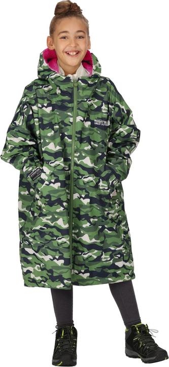 Actual product image Regatta Childrens/Kids Camouflage Waterproof Changing Robe (140, 146, 152, 158)