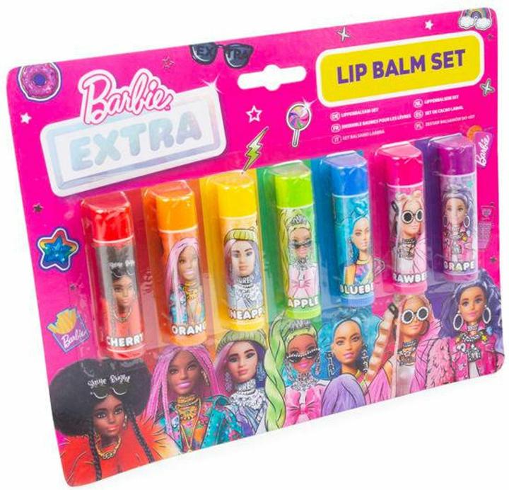 Immagine prodotto Barbie Balsamo labbra colorato per bambini 7 pezzi (Colorato)