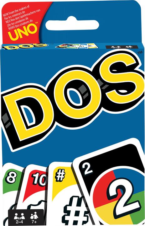Mattel Games UNO Dos (Englisch, Deutsch, Französisch, Italienisch)