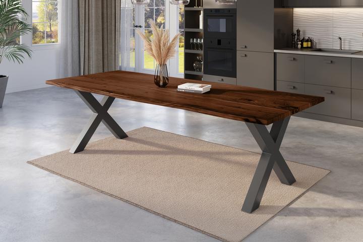 Produktbild SAM NICK Baumkante massiv Akazie (300 x 100 x 77 cm)