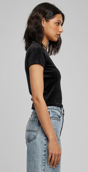 Actual product image Urban Classics Ladies Short Velvet Tee (XL)