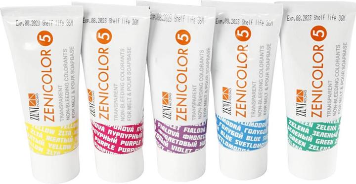 Immagine prodotto Creativ Company Zeepverf Kleur, 5x30gr (Giallo, Pink, Blu, Verde, Lillà)