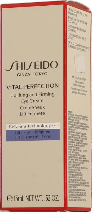 Immagine prodotto Shiseido Vital Perfection - Crema per il contorno occhi edificante e rassodante (Crema, 15 ml, Giorno + Notte)