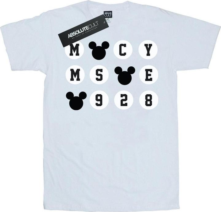 Immagine prodotto Disney Mickey Mouse 1928 Circles Maglietta Ampia Donna (M)