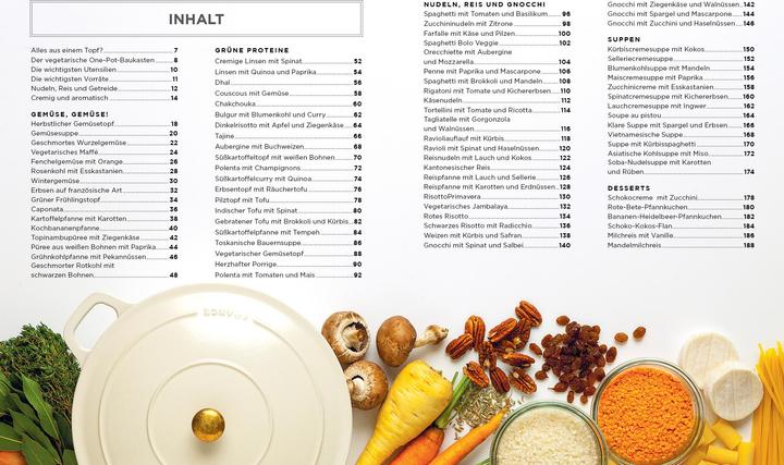 Produktbild Easy One Pot vegetarisch (Deutsch, Wiebke Krabbe, Sabrina Fauda-Rôle, 2022)