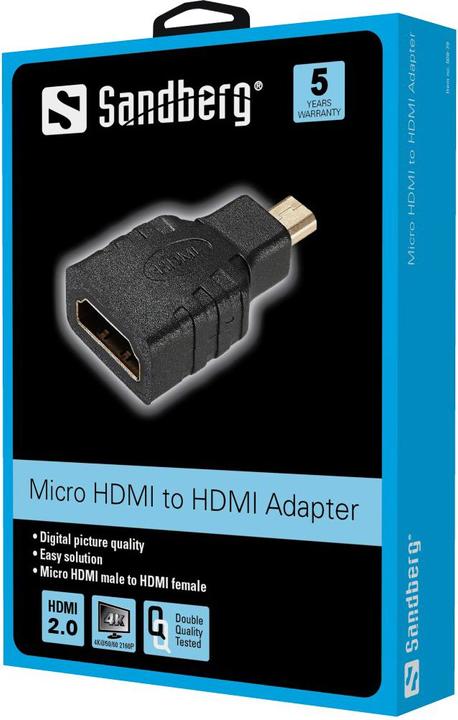 Produktbild Sandberg Micro HDMI zu (HDMI, 5.70 cm)