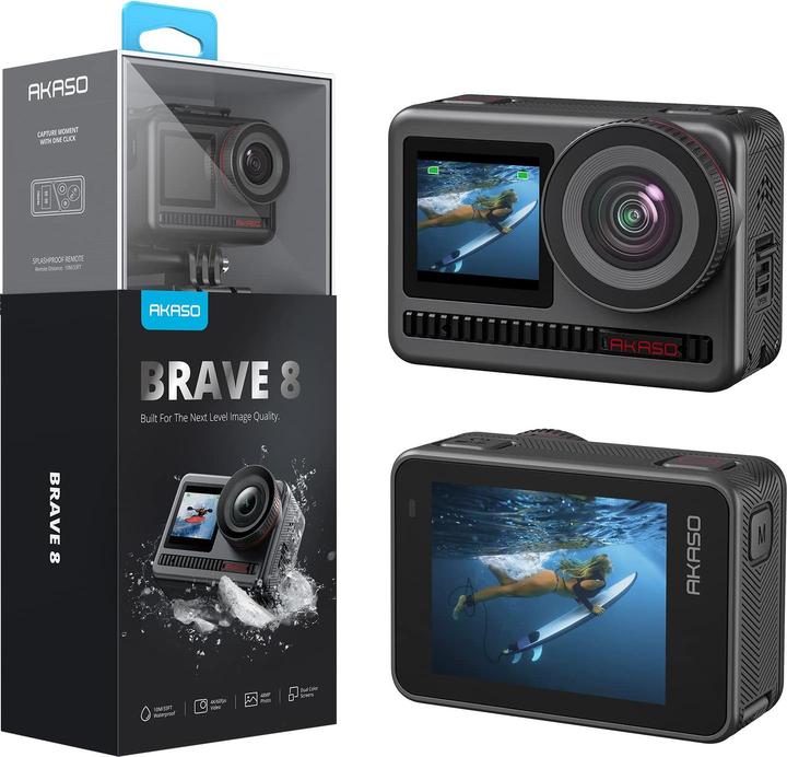 Akaso Brave 8 4K/60fps (60p, Bluetooth)