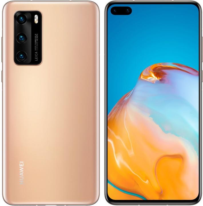 Immagine prodotto Huawei P40 (128 GB, Oro fard, 6.10", Doppia SIM ibrida + eSIM, 50 Mpx, 5G)