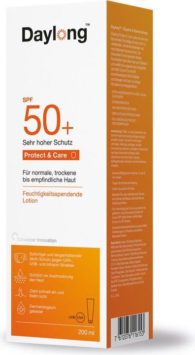 Productafbeelding Daylong Beschermen & Verzorgen (Zonnebrandlotion, SPF 50+, 200 ml, 252 g)