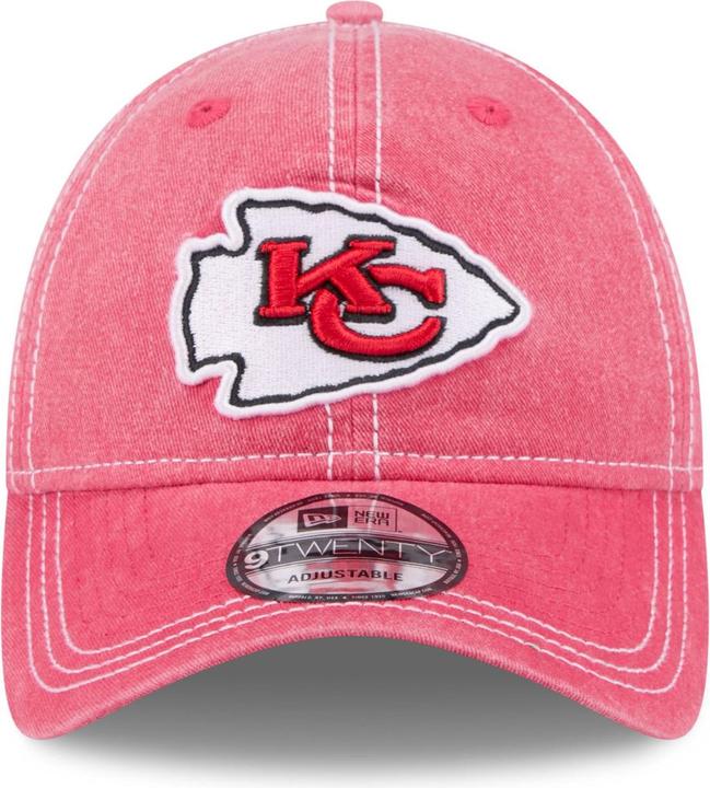 Actual product image New Era 9Twenty Cap - Washed Kansas City Chiefs Vintage Rot