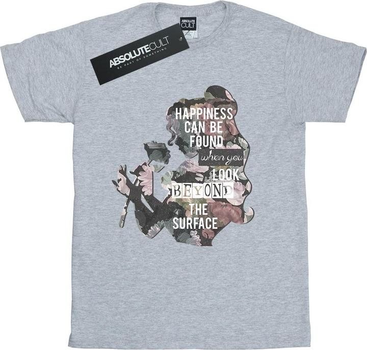 Actual product image Disney Princess Mens Belle Happiness T-Shirt (XL)