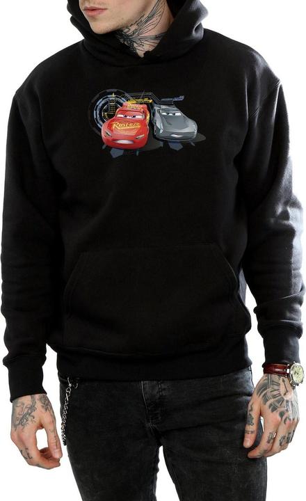 Immagine prodotto Disney Cars Lightning Vs Storm Felpa con Cappuccio Uomo (M)