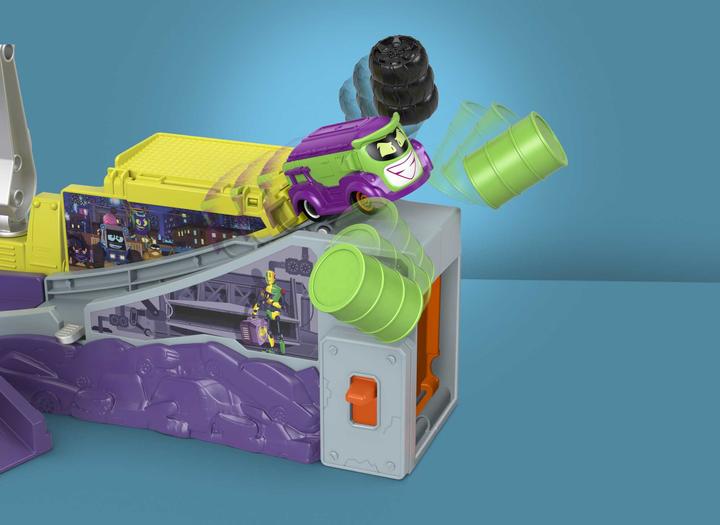 Actual product image Fisher-Price DC Batwheels toy car playset Legion of Zoom