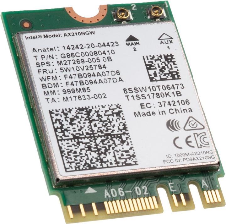 Actual product image Intel Wi-Fi 6E AX210 - Network adapter - M.2 2230 - 802.11ac, 802.11ax (Wi-Fi 6) (M.2 A Key, M.2 E Key)