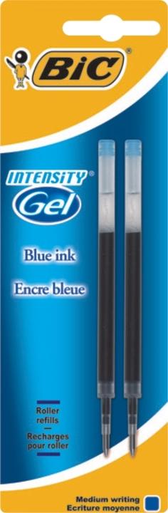 Actual product image Bic Gel pen refills, line width: 0.35 mm, blue (Gel mine, Blue, 0.35 mm)