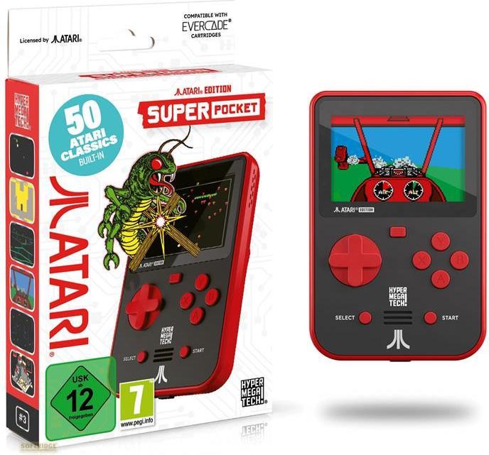 Actual product image Blaze Evercade Atari Super Pocket