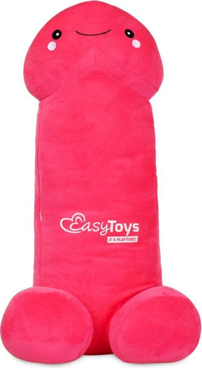 Actual product image Easytoys Penis-Shaped Plushy with Smiley Face - Pink (Dice games)