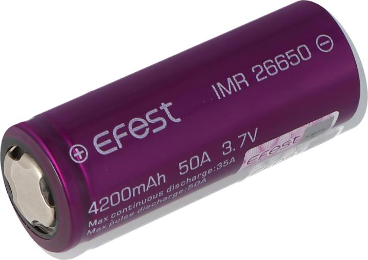 Image du produit Efest Batterie rechargeable Purple IMR26650 (High Drain) (1 pcs, 26650, 4200 mAh)