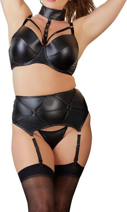 Immagine prodotto Cottelli Collection Set 3 pezzi wet look (L, 85 E)