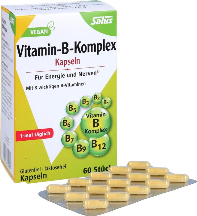 Produktbild Salus Vitamin-B-Komplex Kaps (60 Stück, Kapseln, 52 g)