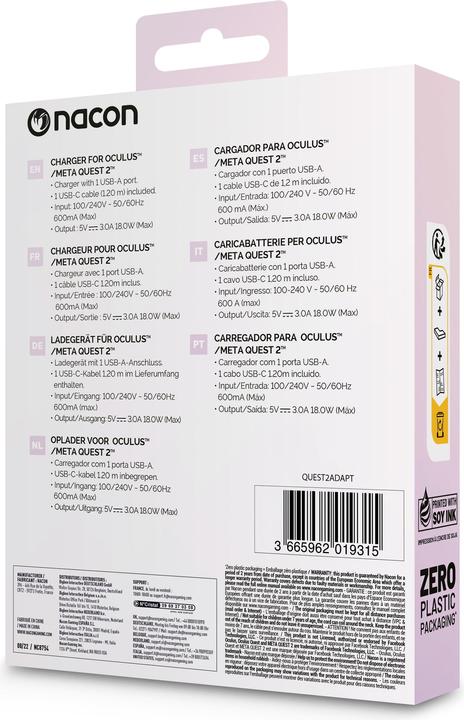 Image du produit Nacon Gaming Adaptateur AC (PS5)