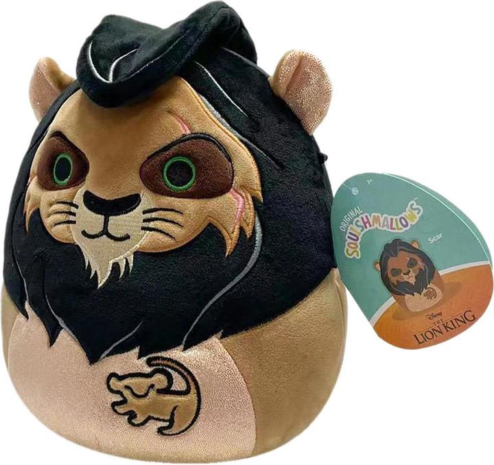 Immagine prodotto Squishmallows Il Re Leone Scar, 20 cm (Disney Lion King) (20 cm)