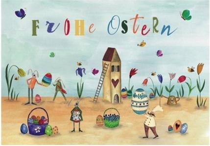 Produktbild Taurus Kunstkarten Ostergrusskarte - Frohe Ostern