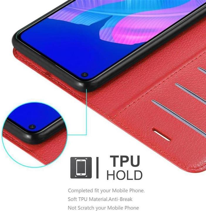 Actual product image Cadorabo Book with stand function cover (Huawei P40 Lite E)