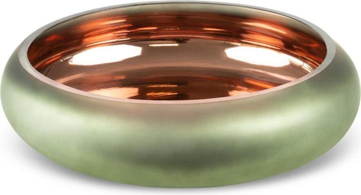 Produktbild Eurofirany Zweifarbige dekorative Glasschale NADIA 2 ∅ 22 x 8 cm
