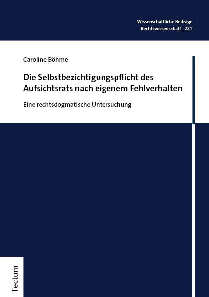 Image du produit Böhme:Die Selbstbezichtigungspflicht de (Caroline Boehme, 2024)