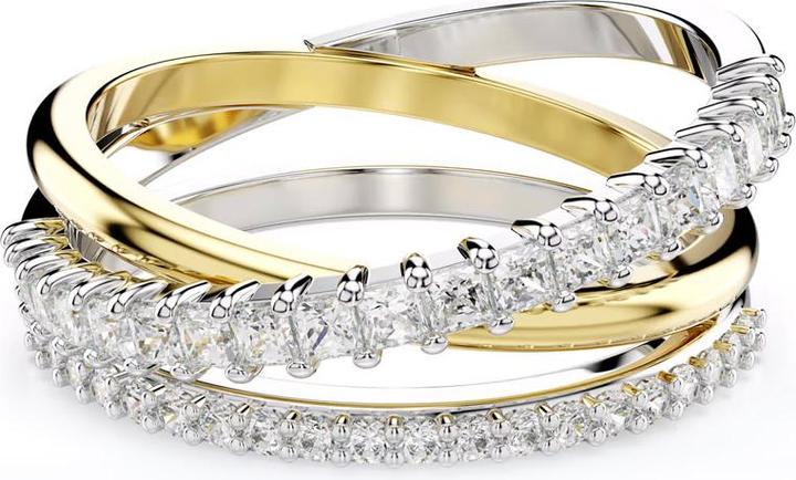 Produktbild Swarovski Hyperbola Ring Verschiedene Schliffe Weiss Metallmix (52)