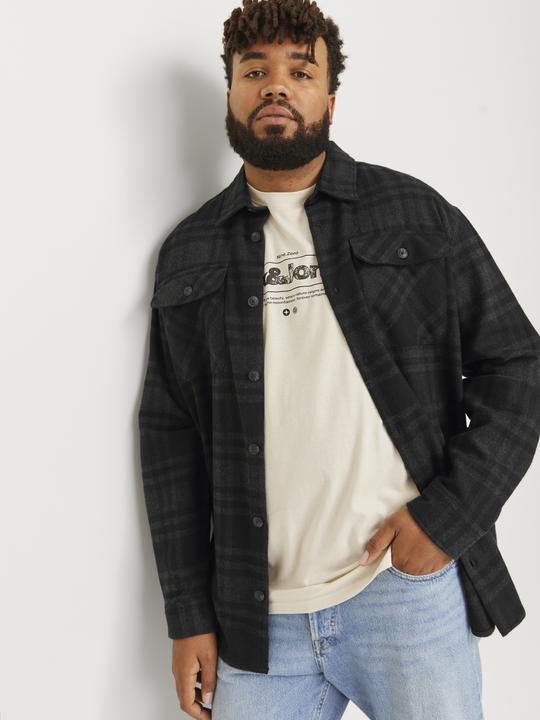 Produktbild Jack & Jones Plus Komfort Fit Overshirt Overshirt (7XL)