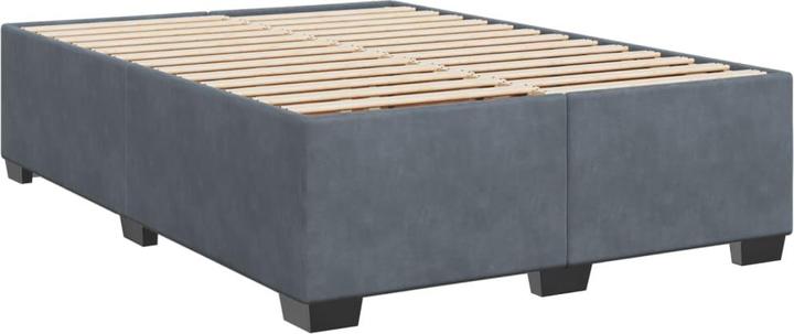 Actual product image VidaXL Bo x spring bed with mattress 160 x 200 cm velvet (160 x 200 cm, 160 x 200 cm)